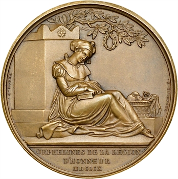 Premier Empire, les orphelines de la Légion d&rsquo;Honneur, 1810 (post.) Paris