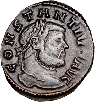 Constance Chlore, 1/4 follis, Siscia, 305-306