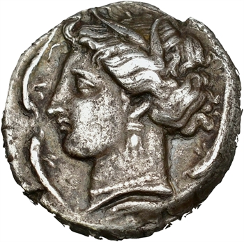 Monnayage Siculo-punique, tétradrachme, Carthage, c.310 av. J.-C.