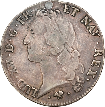 Louis XV, écu au bandeau, 1763 Bayonne