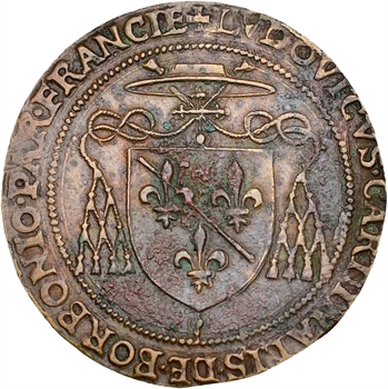 Bourbonnais, Louis, cardinal de Bourbon, et André d&rsquo;Asnières, Commandeur de l&rsquo;abbaye Saint Denis, s.d. (1549)