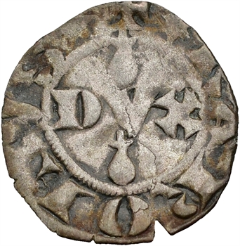 Bretagne (duché de), Charles de Blois, denier tournois, s.d. (c.1356)