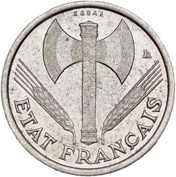 État français, essai de 50 centimes francisque, 1942 Paris