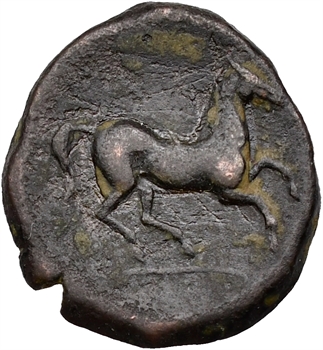 Carthage, petit bronze, c.350-320 av. J.-C.