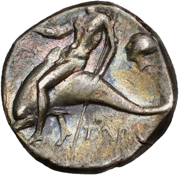 Calabre, didrachme, Tarente, c.272-240 av. J.-C.
