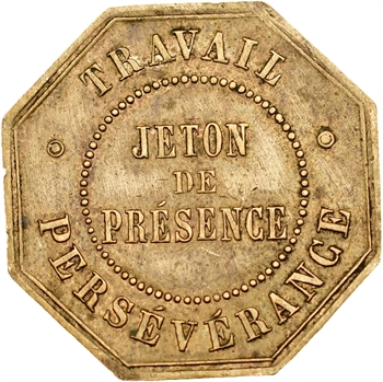 Orient de Paris, Le Héros de l&rsquo;Humanité, Loge 147 du Suprême Conseil, jeton de présence, s.d. Paris