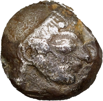 Attique, tétradrachme de style archaïque, Athènes, c.527-510 av. J.-C