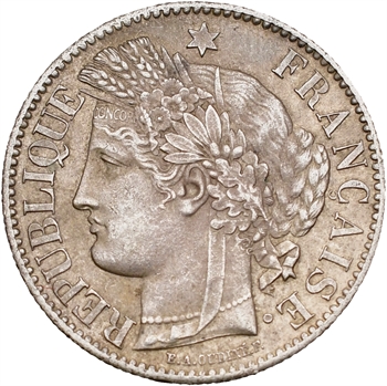 IIIe République, 2 francs Cérès, 1887 Paris