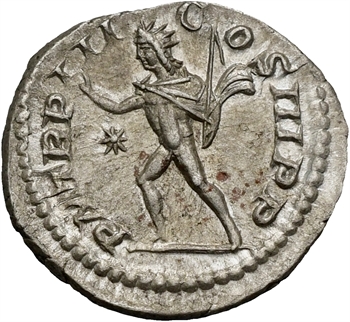 Élagabale, denier, Rome, 221