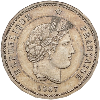 IIIe République, essai de 20 centimes Merley, 1887 Paris