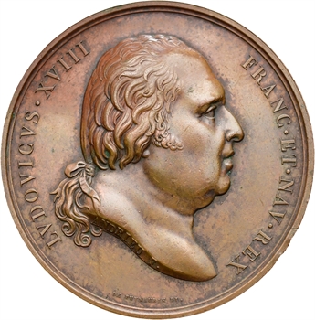 Louis XVIII, anniversaire de la Première Restauration, 1814 Paris