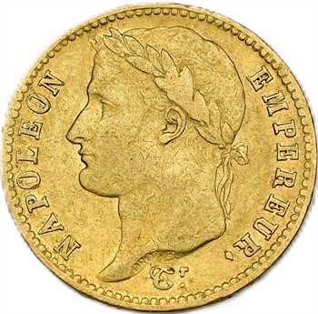 Premier Empire, 20 francs Empire, 1809 Bayonne