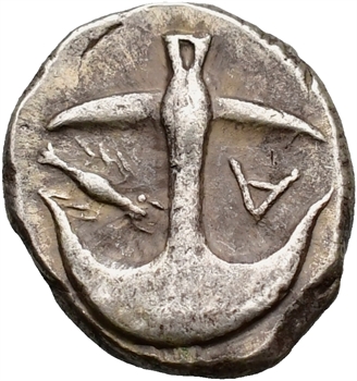 Thrace, Apollonia Pontica, drachme, Ve s. av. J.-C.