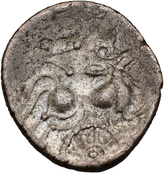 Redones, statère de billon au profil imberbe, classe IV, c.100-50 av. J.-C.