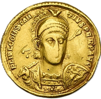 Constance II, solidus, Antioche, 10e officine, 354