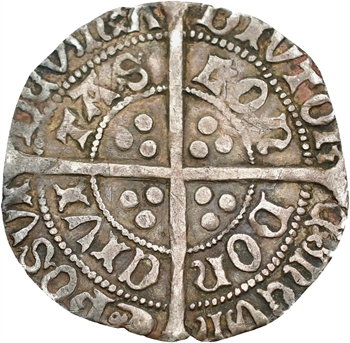 Angleterre, Richard III, gros (groat) type 2b, Londres AUX ENCHERES ???