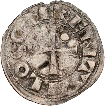 Béarn (seigneurie de), les Centulles, denier, s.d. Morlaàs
