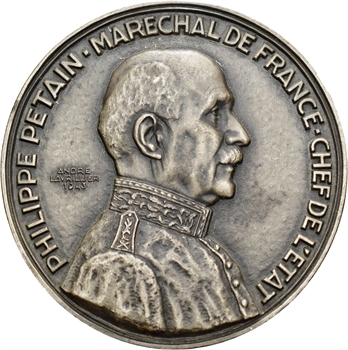 IIe Guerre Mondiale, cadeau du maréchal Pétain aux cheminots, par Lavrillier, 1944 Paris