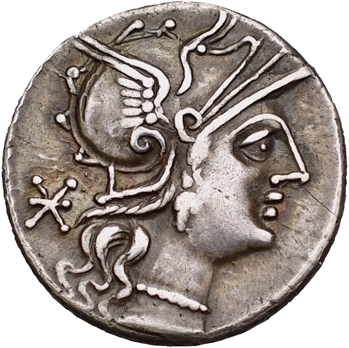 Calpurnia, denier, Rome, 133 av. J.-C.