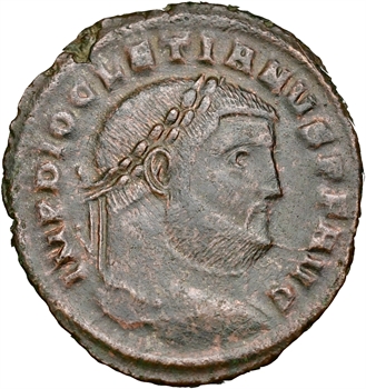 Dioclétien, follis, Siscia, c.301