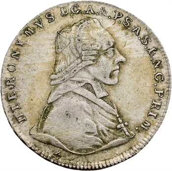 Autriche, Salzbourg (archevêché de), Jérôme de Colloredo, 20 kreuzer, 1801 Salzbourg