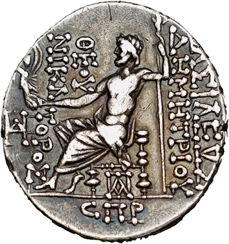 Syrie, Démétrios II, tétradrachme, Damas, c.130-125 av. J.-C.