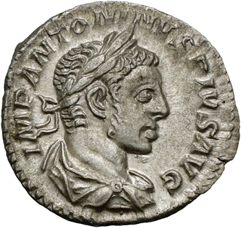Élagabale, denier, Rome, 221