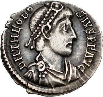 Théodose Ier, silique, Aquilée, 375-378