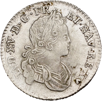 Louis XV, pièce de XX sols de Navarre, 1720 Strasbourg