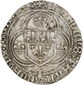 Charles VIII, blanc à la couronne de Bretagne, Rennes