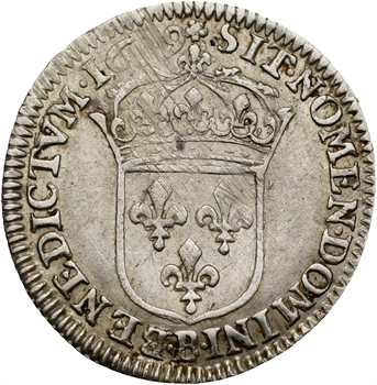 Louis XIV, douzième d&rsquo;écu au buste juvénile, 1659 Rouen