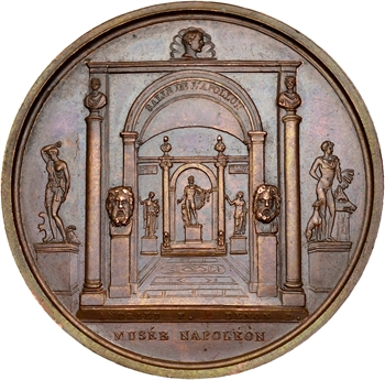 Premier Empire, Napoléon Ier, le Musée Napoléon, salle Apollon, s.d. (c.1804) Paris
