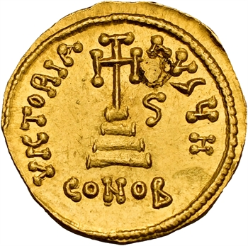 Constant II, solidus, Constantinople, 2e officine, 647-648