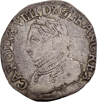 Charles IX, teston 2e type, 1569 Bordeaux