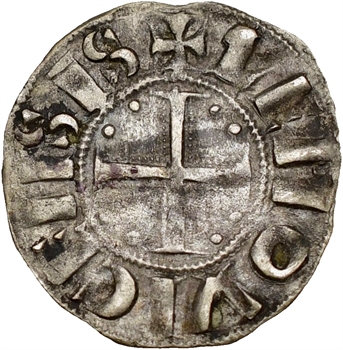 Limoges (abbaye de St-Martial), denier dit barbarin, anonymes