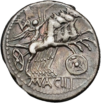 Acilia, denier, Rome, 125 av. J.-C.