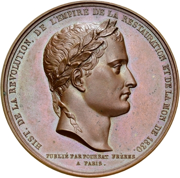 Retour des cendres, Napoléon Ier aux Invalides, pour Pourrat frères, c.1844