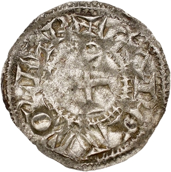 Poitou (comté de), Charles le Simple, denier immobilisé, Melle