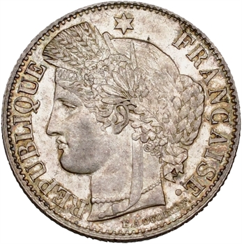 IIe République, 50 centimes Cérès, 1850 Paris