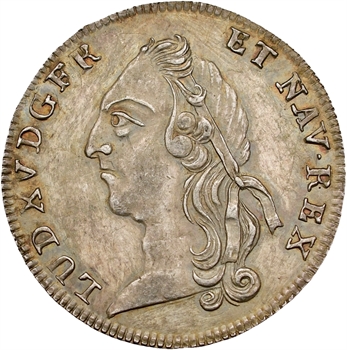 Louis XV, sacre à Reims le 25 octobre 1722, argent, après 1740, Nuremberg