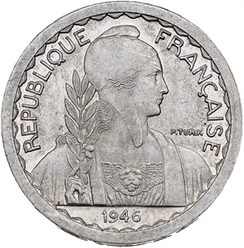 Indochine, essai de 5 centièmes, 1946 Paris
