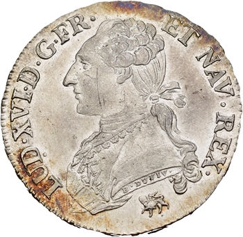 Louis XVI, demi-écu aux branches d&rsquo;olivier, 1791, 2d semestre, Paris (.A)
