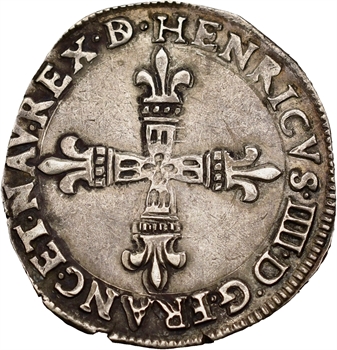 Henri IV, quart d&rsquo;écu de Béarn, 1604 Morlaàs
