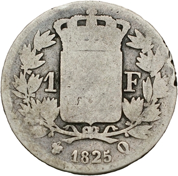 Charles X, 1 franc, 1825 Perpignan