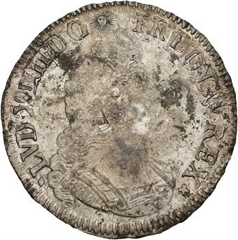 Louis XIV, demi-écu aux palmes, 1694 La Rochelle