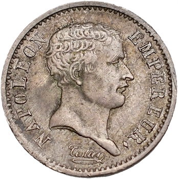 Premier Empire, quart de franc tête de nègre, 1807 Paris