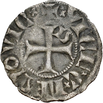 Limoges (vicomté de), Jean III, vicomte et duc de Bretagne, denier, s.d. (1312-1314) Nantes