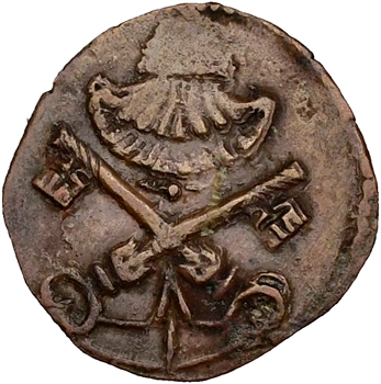 Italie, Bologne, Siège vacant (Sede Vacante), quattrino, 1591-1592