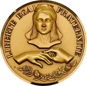 Guyanne, Cayenne, médaille de mariage, s.d. Saumur (Balme)