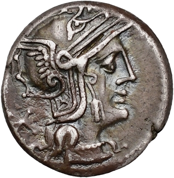 Marcia, denier, Rome, 129 av. J.-C.